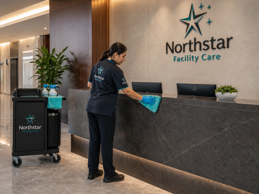northstar-facility-care-reception-desk-cleaning